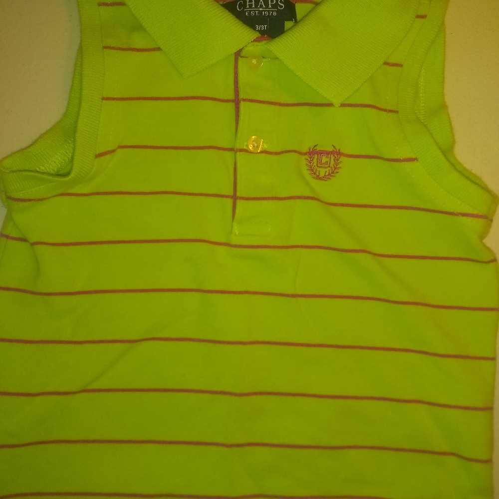 Like New Chaps Toddler 3T Green One Piece